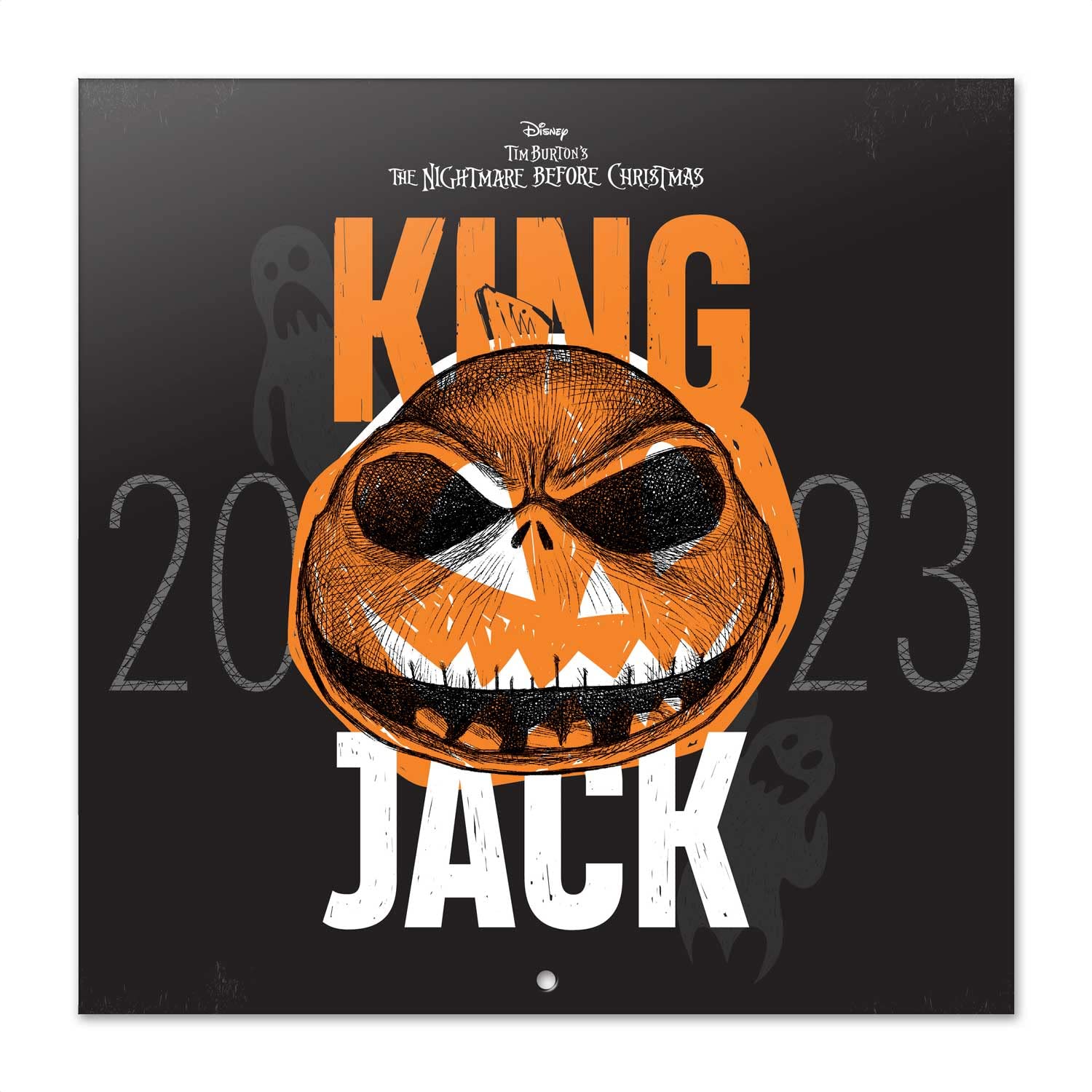 Grupo Erik Nightmare Before Christmas Wall Calendar 2023, 12 Month Planner, Square Wall Calendar 2023, Family Planner Calendar 2023, Disney Calendar 2023, 12' x 12' FSC