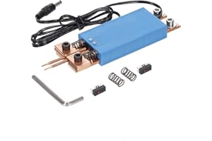 Shkalacar Integrated Type Spot Welding Pen, Automatic Trigger Weld Machine Accessory for 18650 Battery,Blue DIY Battery Spot Welder Pen
