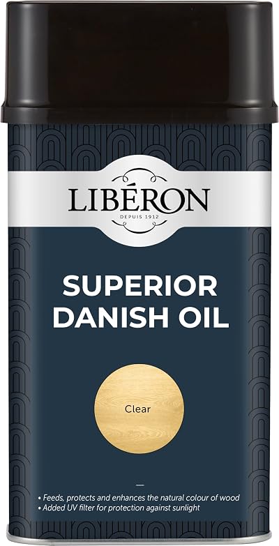 Libéron Superior Danish Oil 1L - Wood Finish Protection Interior Exterior