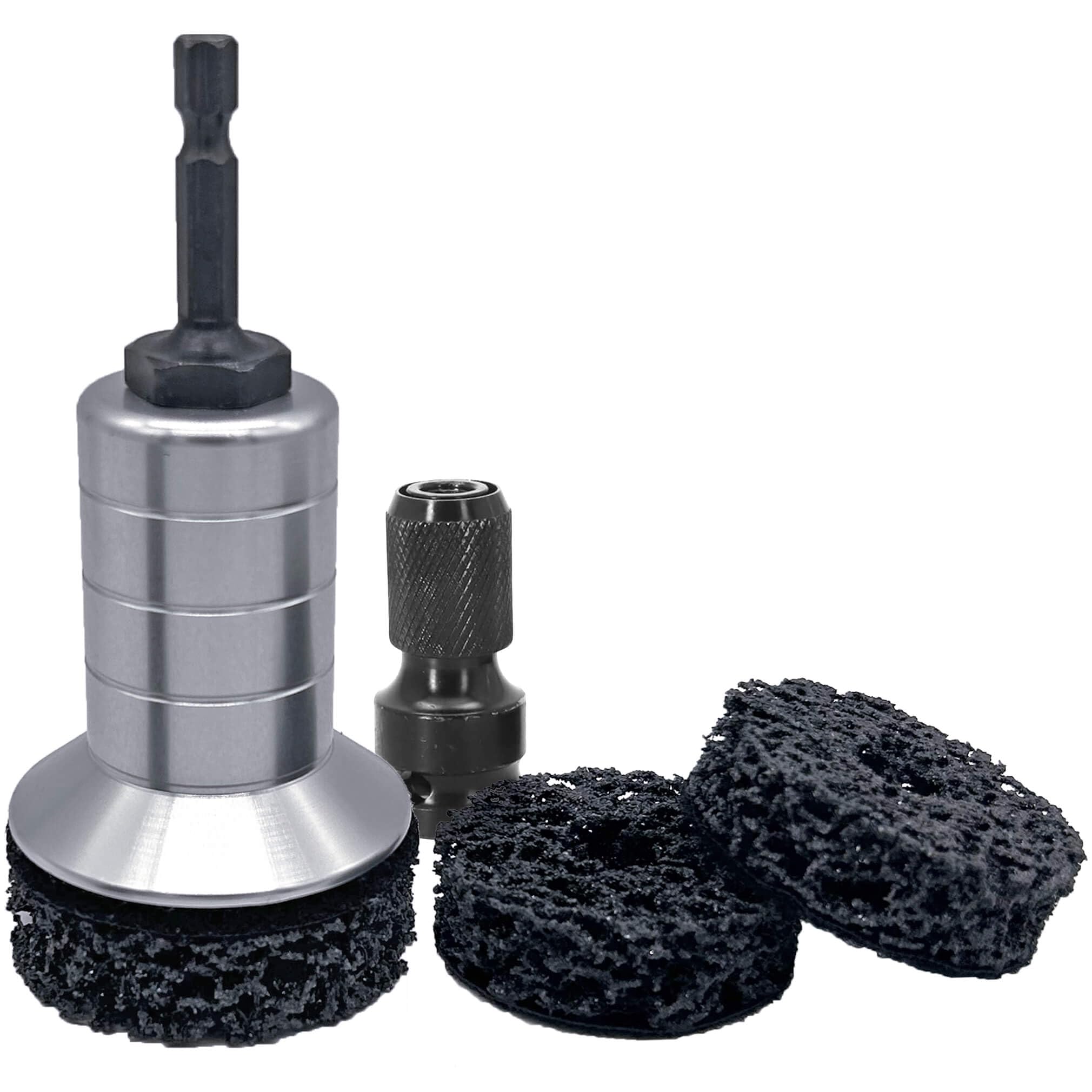 Photo 1 of **UNTESTED**
TEOFix Wheel Hub Cleaning Kit,Brake Hub Cleaning Kit Includes 3 Pads,Holder and Adapter,Fits Power Drill or 1/2" Impact Driven Wrenches