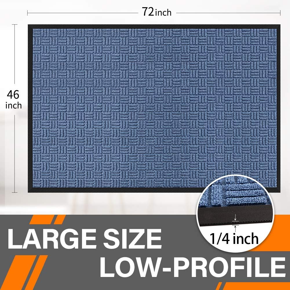 24 x 36 inch Mibao Entrance Door Mat Large Heavy Duty Front Outdoor Rug NonSlip Doormat