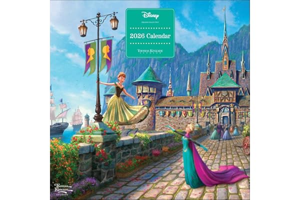Disney Dreams Collection by Thomas Kinkade Studios 2026 Wall Calendar