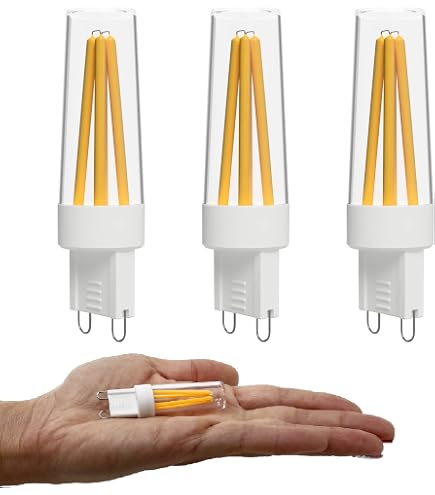 IDO G9 LED Bulbs 2700K Warm White 3.2W 350LM Non-Dimmable - 10 Pack For Chandeliers