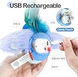 Migipaws Interactive Flapping Bird Cat Toy with Catnip USB Rechargeable view 5