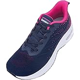 PERSOUL Wide Toe Box Shoes Women Arch Support Walking Sneakers Comfoty Orthotic Tennis Running Shoes for Plantar Fasciitis Bunions US 6-11