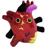 GIANTmicrobes Heart Disease Plush, Get Well Soon Stuffed Animal, Heart Surgery Recovery Gifts, Chronic Illness Essentials, Cardiology Gift, Heart Attack Survivor Gifts, Cardiovascular Model