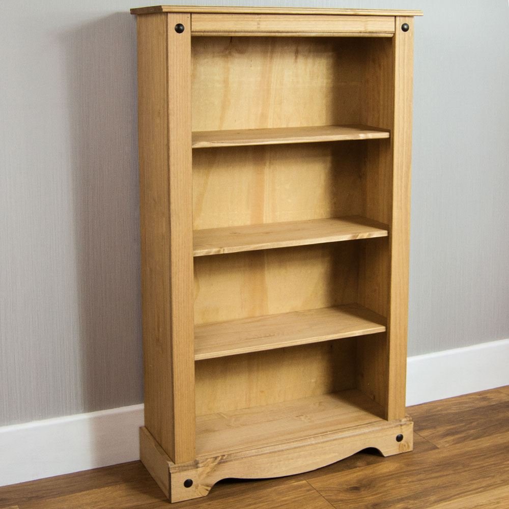 Home Discount Corona Bookcase, Medium, Solid Pine Wood Amazon.co.uk