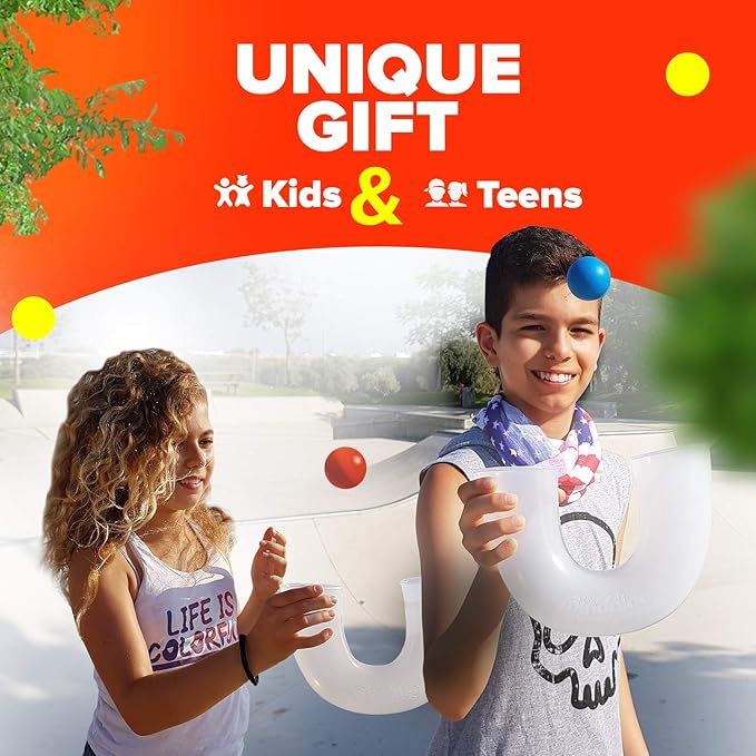 Develops Motor Skills pindaloo Skill Toy +2 Juggling Balls Hot Gift for Kids Hand Eye 