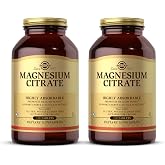 Solgar Magnesium Citrate - 120 Tablets, Pack of 2 - Promotes Healthy Bones, Supports Nerve &amp; Muscle Function - Highly Absorbable - Non-GMO, Vegan, Gluten Free, Kosher - 120 Total Servings