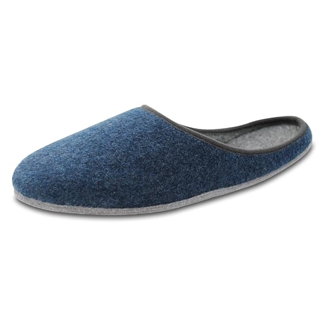 OLShop AG Herren Filz Pantoffeln mit Filzsohle