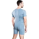 JOF Berlin Body Zipper For Adults | Blue | Onesie Bodyshort With Zipper | Adaptive Clothing For Peope With Special Needs