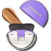 Wonderskin Dial-It-Up Brush – Adjustable 3-in-1 Makeup Brush for Foundation, Powder & Creams – Sheer to Full Coverage – Ergonomic Precision Design