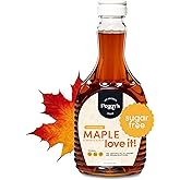 My Secrets Peggy&rsquo;s Food Sugar-Free Maple Syrup, Keto Maple Syrup for Pancakes &amp; Waffles &ndash; Sweetened with Allulose, Monk Fruit &amp; Natural Sweeteners &ndash; Gluten-Free, Vegan, Low-Calorie (12 oz)