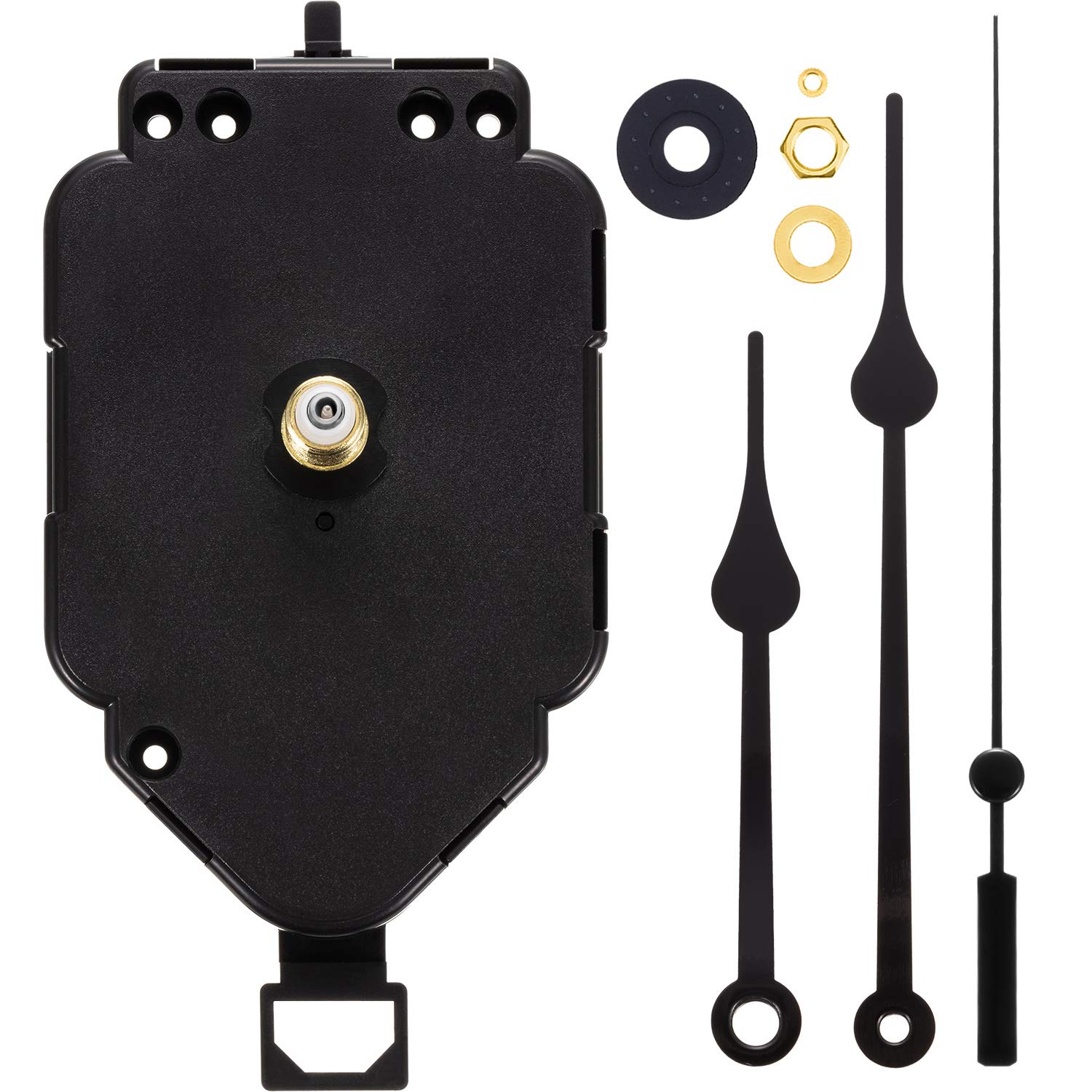 I Shaft Pendulum Clock Movement Mechanism Clock Accessories with Spades Clock Hands