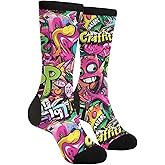 Tuaakeo Funny Novelty Socks Casual Athletic Crazy Cute Crew Socks For Women Men