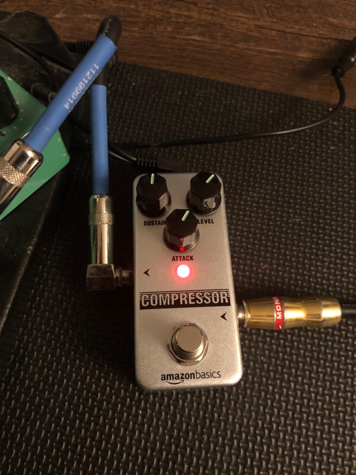 7/mo Finance Amazon Basics Compressor Guitar Pedal Fully Analog