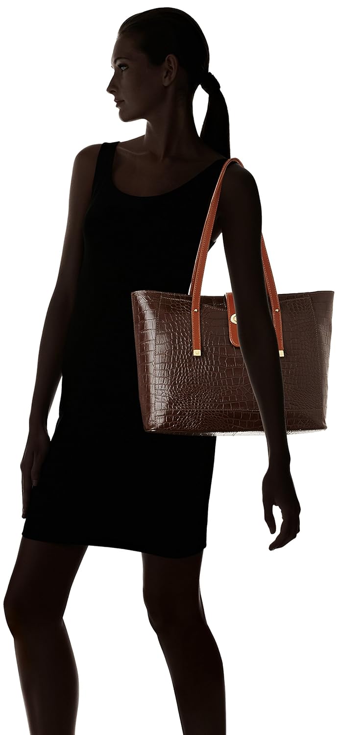 hidesign women's tote bag (brown)