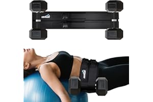 MIMIGLOO Hip Thrust Belt, Wider and Thicker Hip Bridge Belt, for Dumbbell Exercise Squat Kettlebell lunge Bridge Push-up Trai