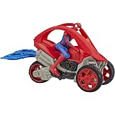 Marvel Spider-Man: Spider-Man Stunt Vehicle 6-Inch-Scale Super Hero Action Figure and Vehicle Toy Great Kids for Ages 4 and Up