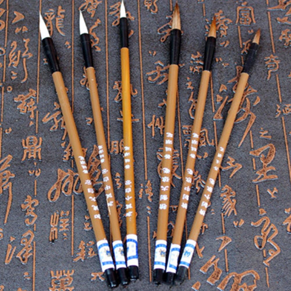 Gogogmee Kalligraphie-Pinsel Set, 15 Stück – Chinesische Tintenpinsel Aus Holz Für Anfänger & Künstler
