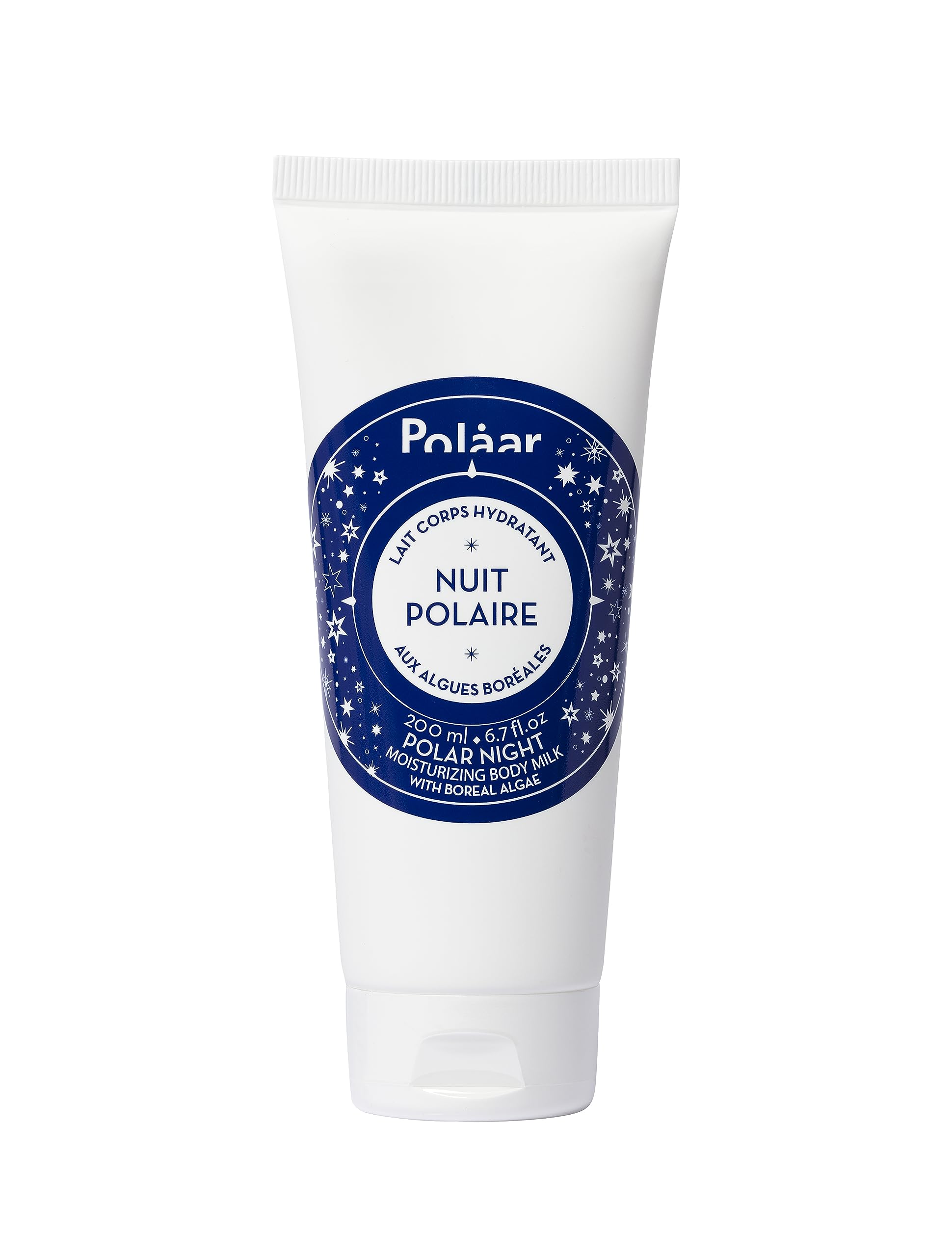 Polåar - Polar Night Moisturizing Body Milk with Boreal Algae - Moisturizing Skin Care - Nutrition, Repair and Protection for All Skin Types - 98% Naturalness, Vegan, Made in France - 200 ml