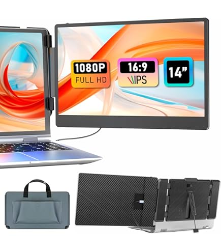 NexPad USB-C Portable Monitor for Laptop. 12 inch FHD 1080P IPS