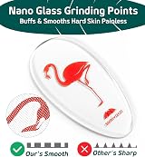 Sunivaca Glass Foot File Callus Remover - Professional Pedicure Tool for Smooth view 2
