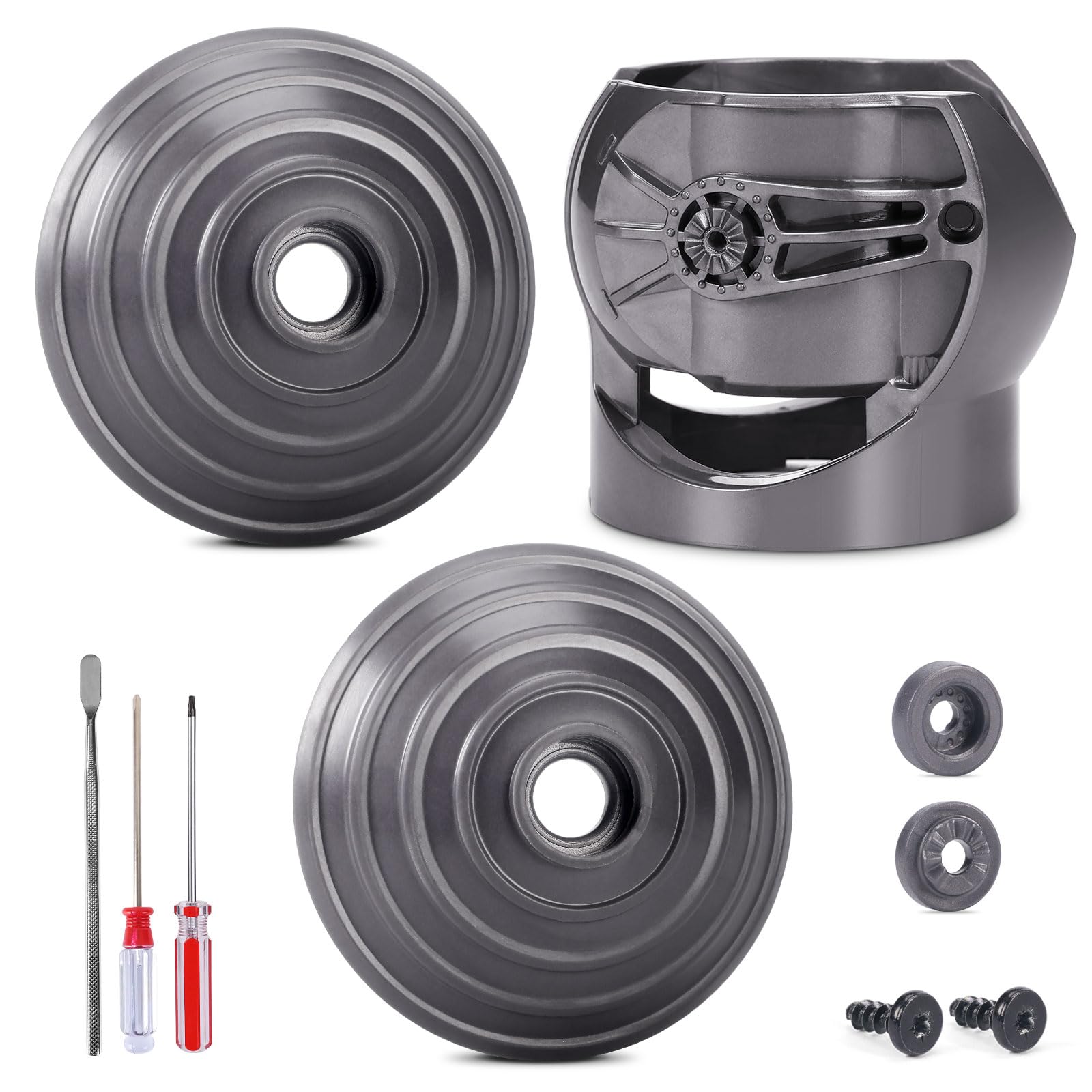 Photo 1 of Ball Wheel +Direct Drive Head Connector Replacement Compatible with Dyson V10 V11 Vacuum Cleaner Head Parts 50W Direct Drive Cleaner Accessories
