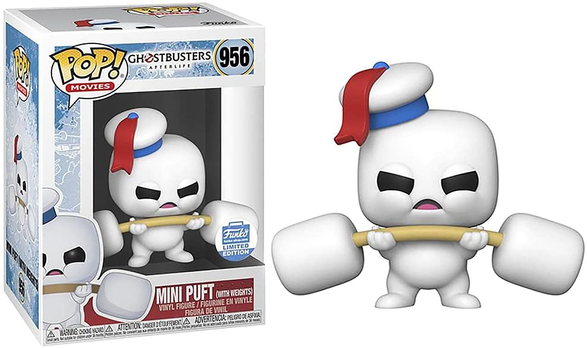 Funko Pop! Movies: Ghostbusters: After-Mini Puft With Weights - Collectable Vinyl Figure - Gift Idea - Official Merchandise - Toys for Kids & Adults - Movies Fans - Model Figure for Collectors