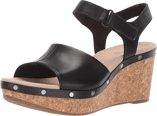 amazon clarks wedge sandals