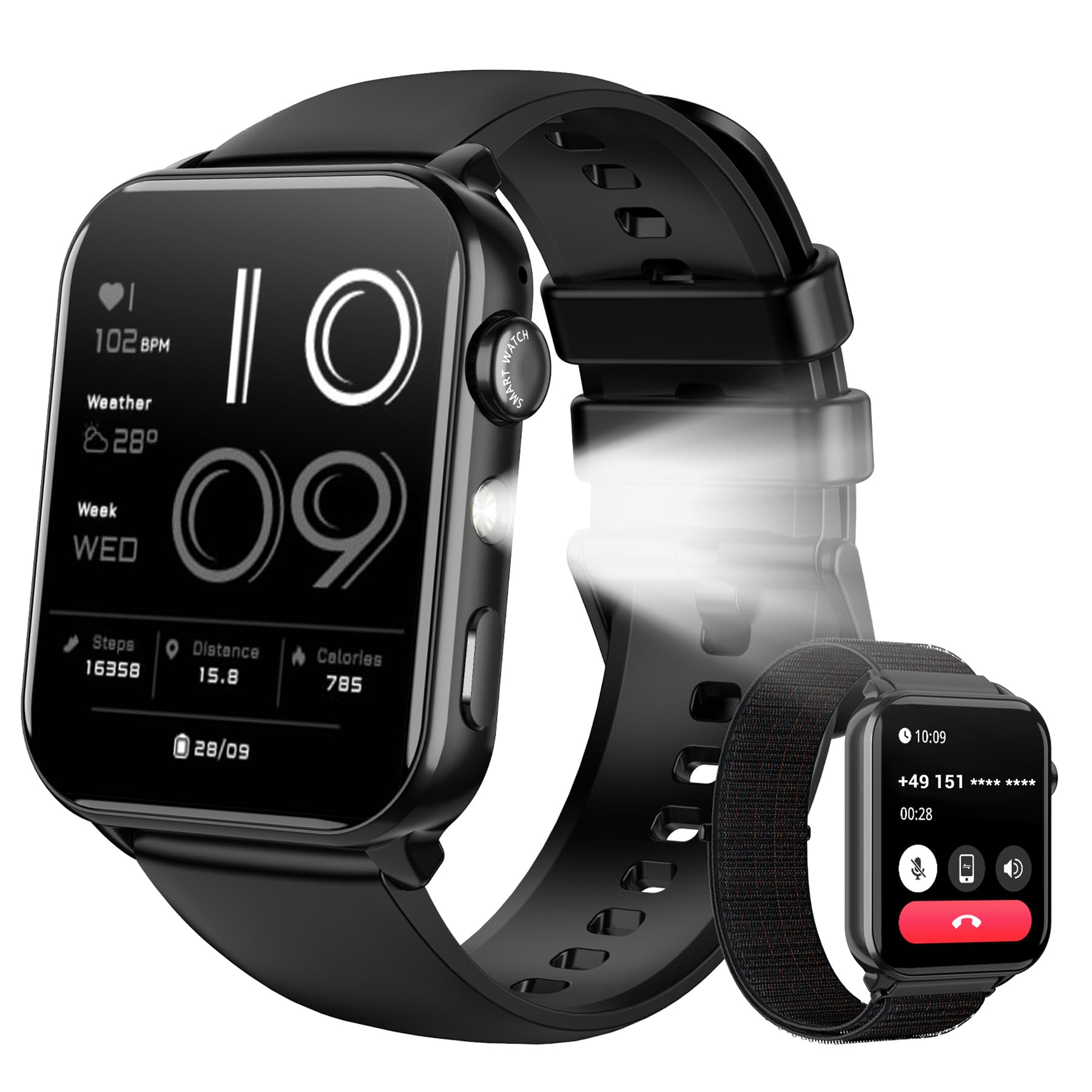Smartwatch Damen Herren, 1,91