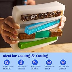Bsrezn Epoxy Resin Kit - 96 oz with Pumps, 1:1 Mix