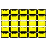 500 Pcs Legal Exhibit Labels 1.65 x 1 Inches