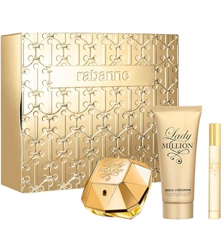Amazon.com : PACO RABANNE Lady Million Gift Set: EDP spray 2.7 oz+