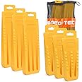 NEO-TEC 6 Pack Tree Felling Wedges, Chainsaw Wedges, 5.5"+8" Tree Cutting Equipment, Tree Cutting Equipment with Spikes for Safe Tree Cutting