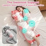 Mewaii 28in Long Cat Plush Pillow Pink Cute Hugging Plush Toy view 7
