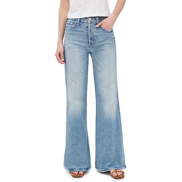 MOTHER Women's The Rambler Sneak Jeans, TCB, Blue, 26 at Amazon