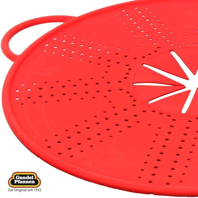 Silicone Splatter Guard Ø 33 cm for pans, pots, Woks and bowls in