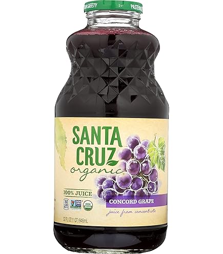 Amazon.com : Santa Cruz Organic Concord Grape Juice, 1 Quart by