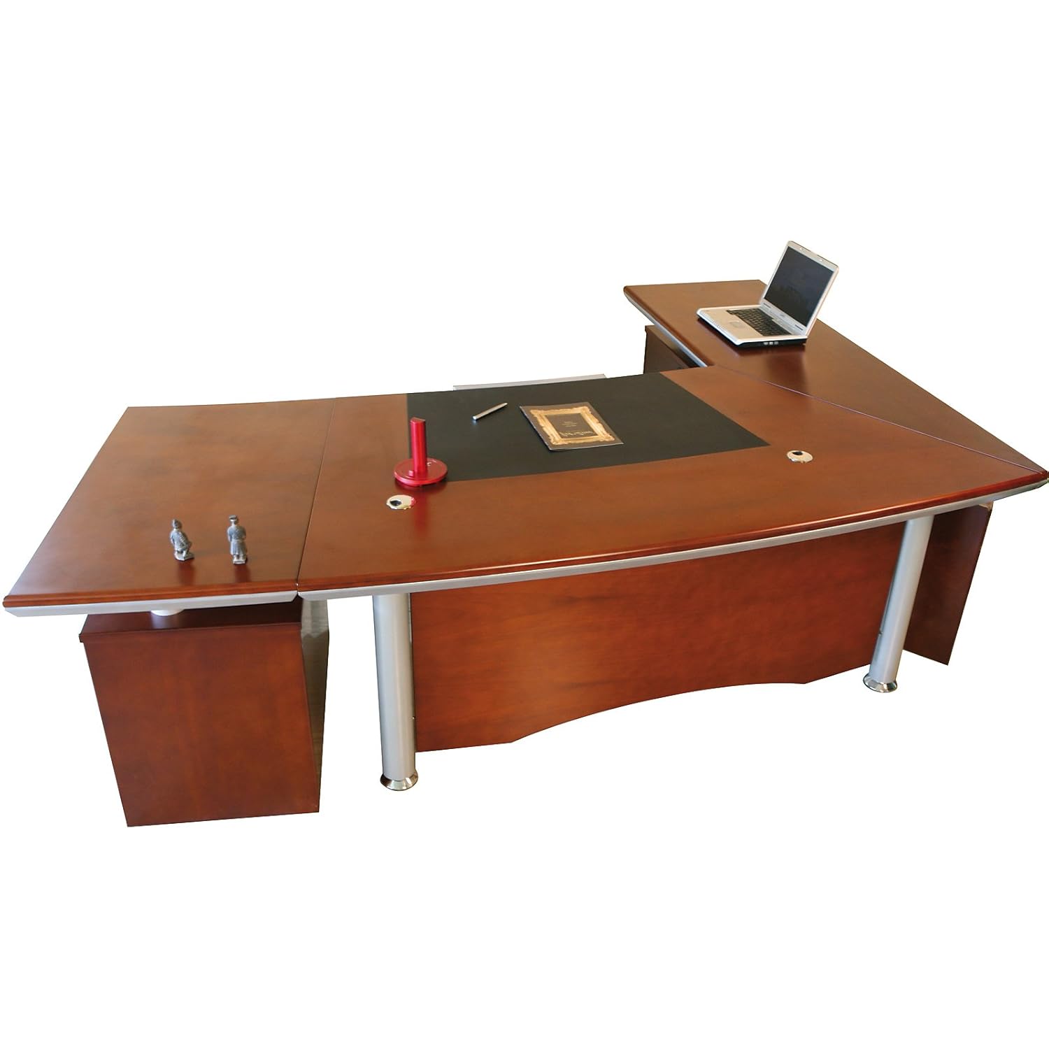 Berlin Links 2.6 m Real Wood Executive Desk Amazon.co.uk Kitchen & Home