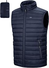 33,000ft Men's Lightweight Gilet Packable Quilted Vest Dark Blue L view 1