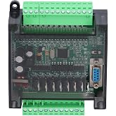 Marhynchus Industrial PLC Control Board, 12V 2N20MT Transistor | Compact module with 12 inputs, 8 outputs, 8000-step memory, high-speed counting and pulse for automation systems