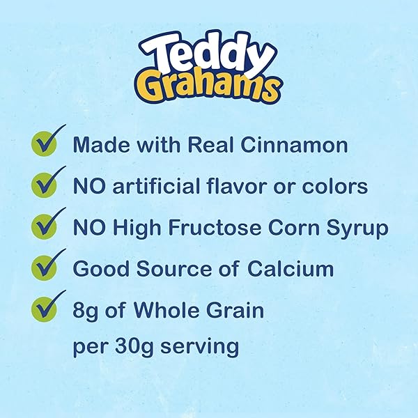 TEDDY GRAHAMS CINNAMON COOKIES, 10 OZ