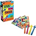 University Games, Give 'em The Finger Game, Action Trivia Game for Families, Think, Find, Point! Who Will Point The Finger First? for 3-6 Players, Ages 8+