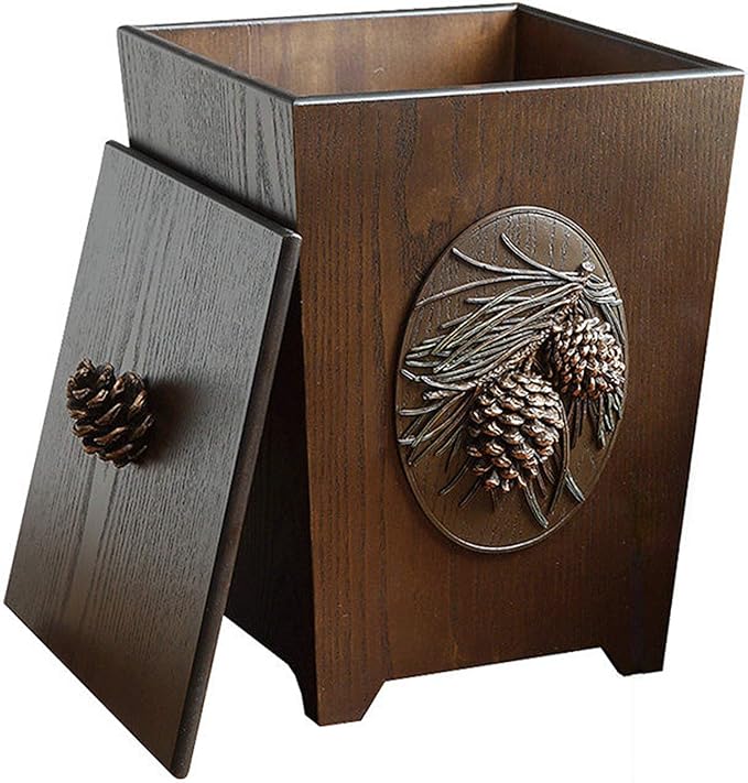 trash cans with lids for bathrooms