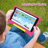 Ainmel Kids Tablet 7 Inch Android 13 5GB RAM 32GB ROM 128GB Exp Pink view 6