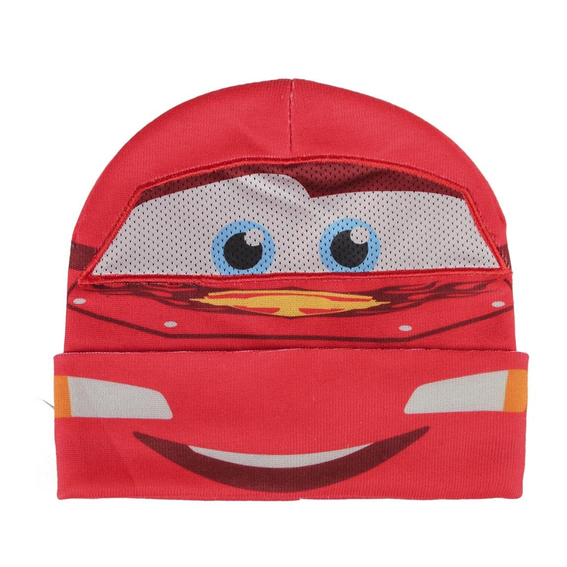 Disney 2200002505 Cars-Lightning McQueen Character Effect Children's Beanie Hat, Unisex-Child, One Size