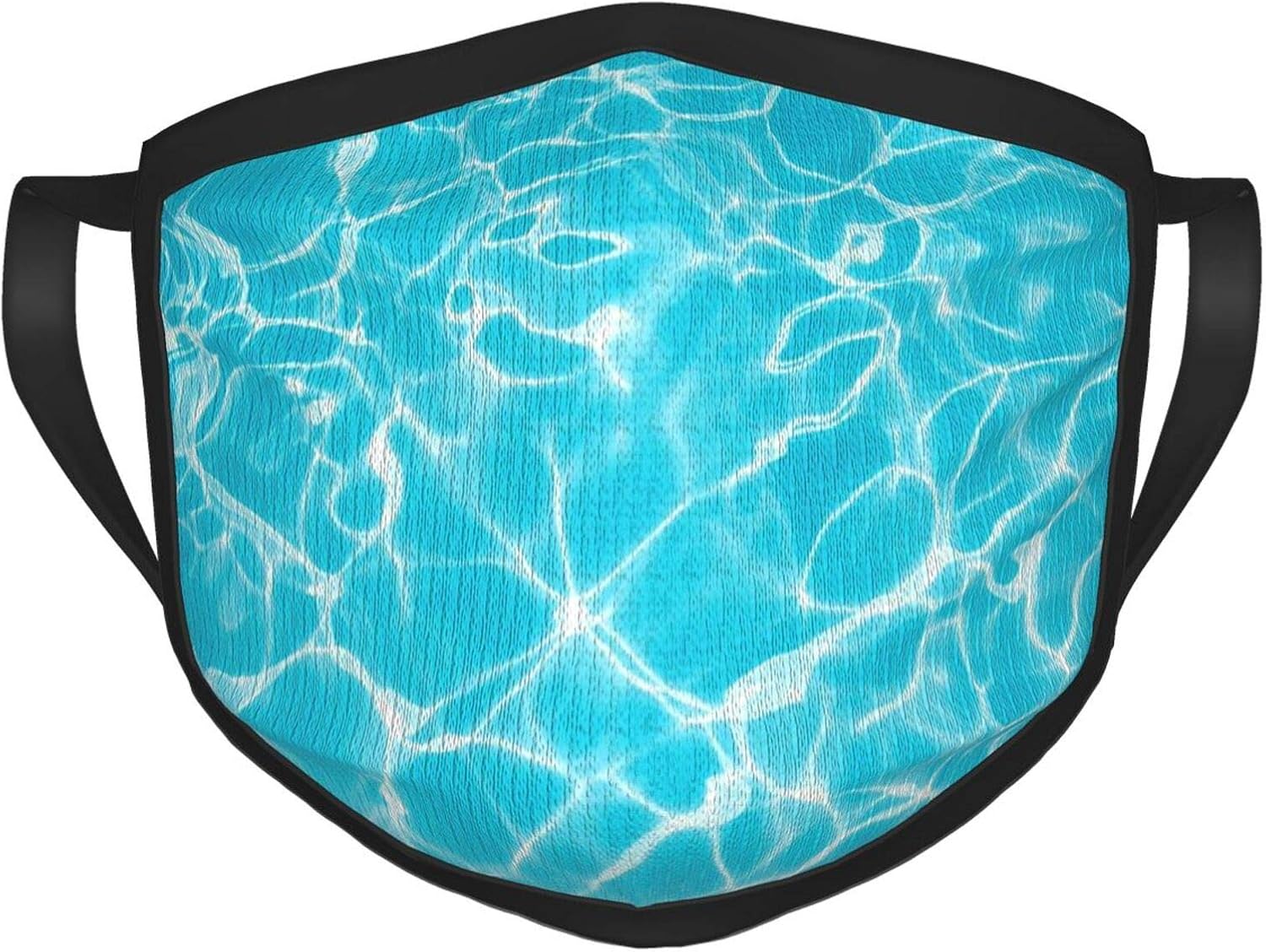 Water Surface in Swimming Pool Face Mask Breathable Neck Gaiter Bandana