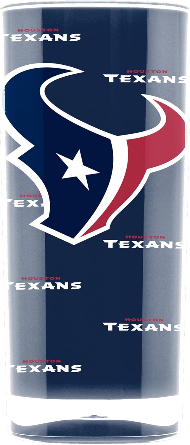 Duck House unisex NFL Houston Texans 16oz Insulated Acrylic Square Tumbler White