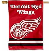 Detroit Red Wings Two Sided House Flag